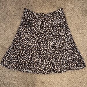 Voodoo Black & White Skater Skirt 38